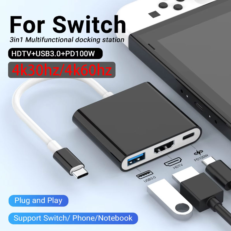 Usb C To Hdmi - New 3 IN 1 Portable for