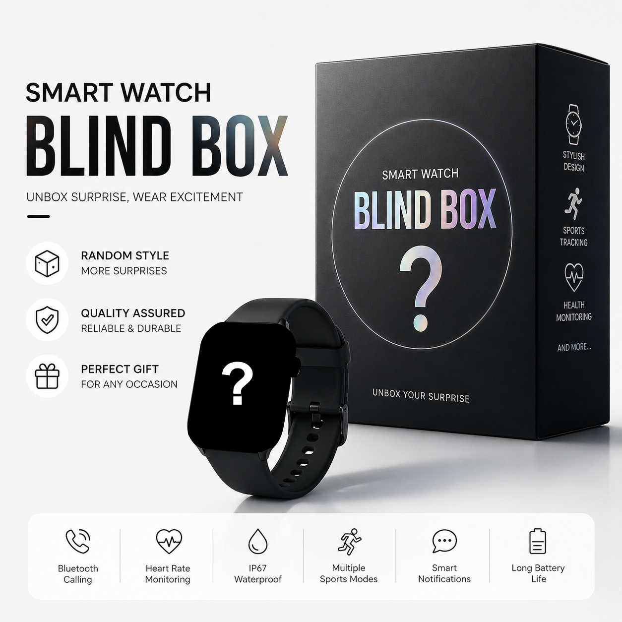 Tech Accessories And Gadgets - New 2026 Electronic Mystery Surprise Box,
