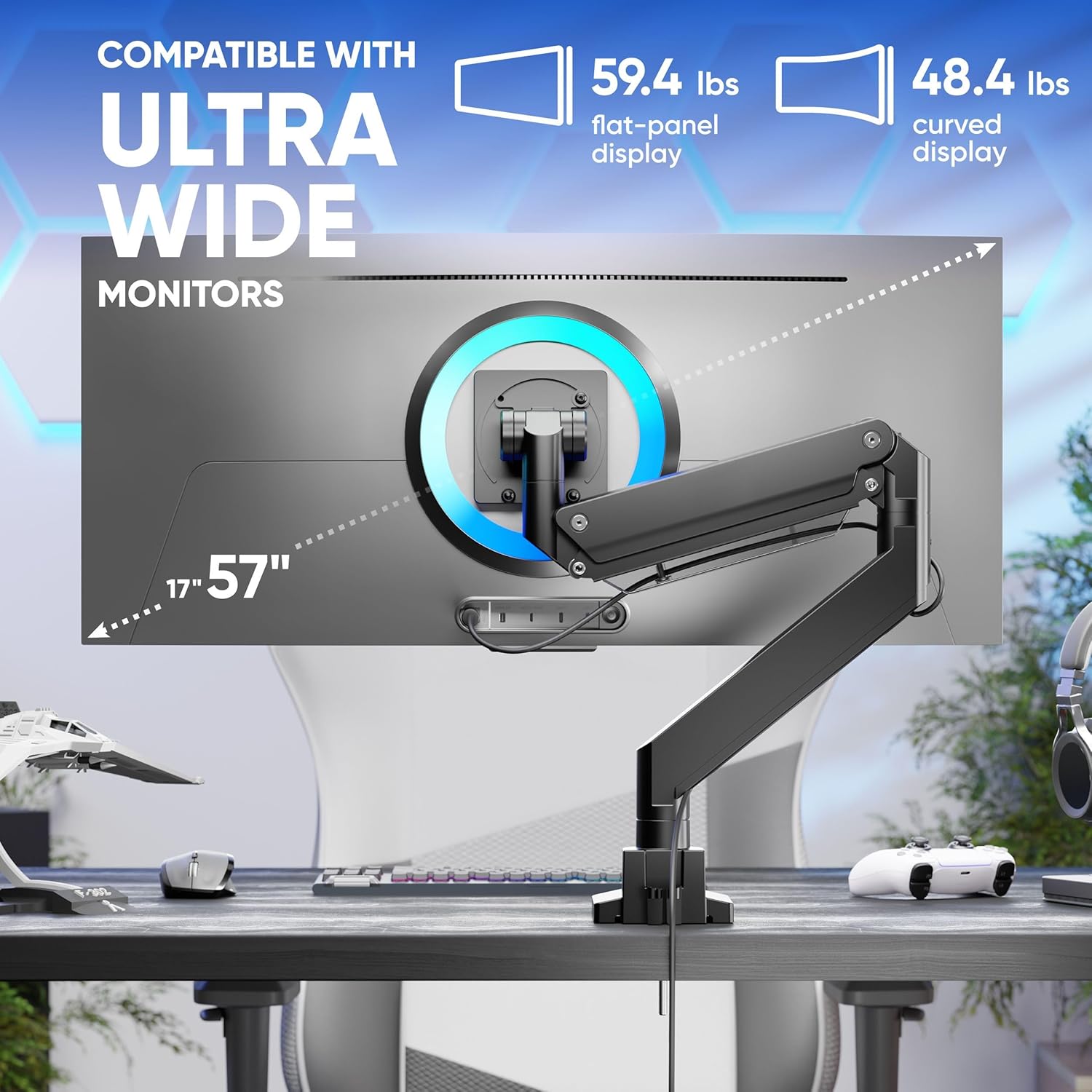Heavy Duty Monitor Arm for 17- - Monitor Arm Single recensie en prijs