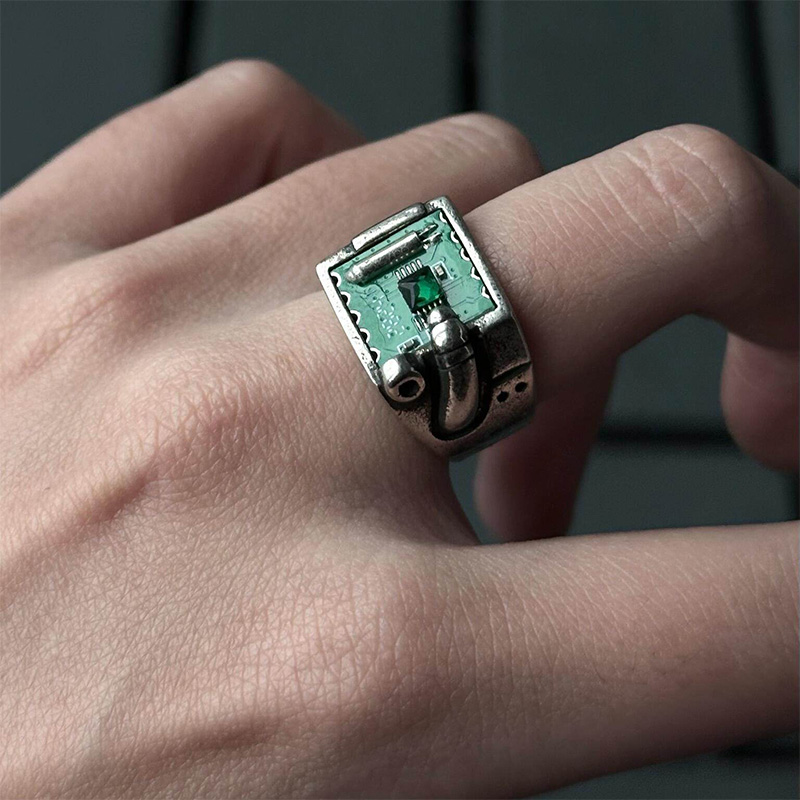 Tech Inspired PCB Pattern Ring - Tech Accessories Industry recensie en prijs