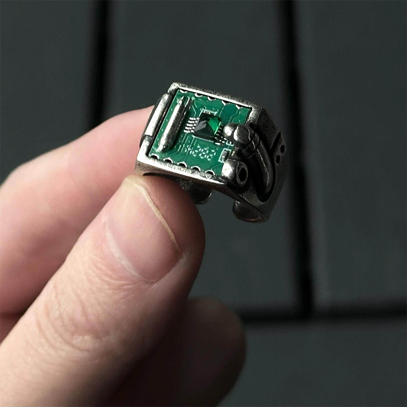 Tech Inspired PCB Pattern Ring - Tech Accessories Industry recensie en prijs