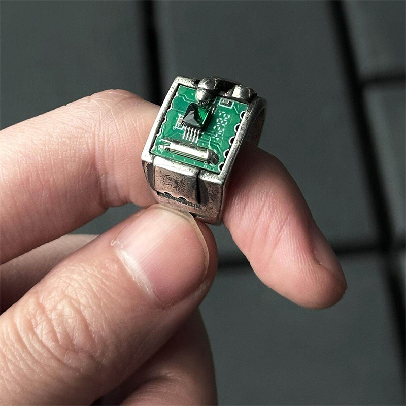 Tech Inspired PCB Pattern Ring - Tech Accessories Industry recensie en prijs