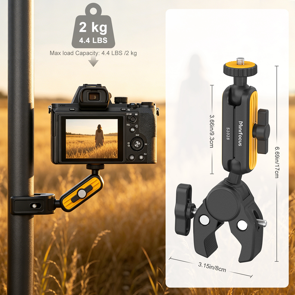 Super Clamp with 360° Dual Bal - Monitor Arm Single recensie en prijs
