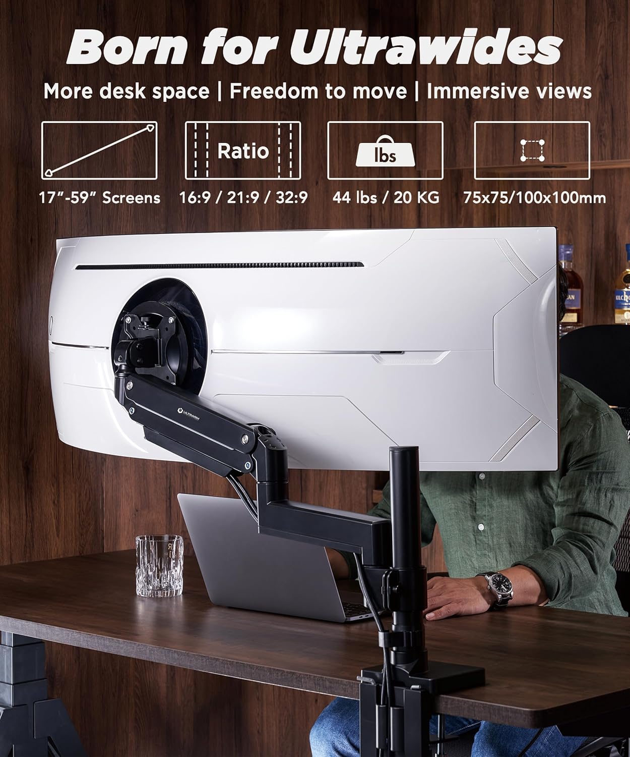 Heavy Duty Monitor Arm for Ult - Monitor Arm Single recensie en prijs