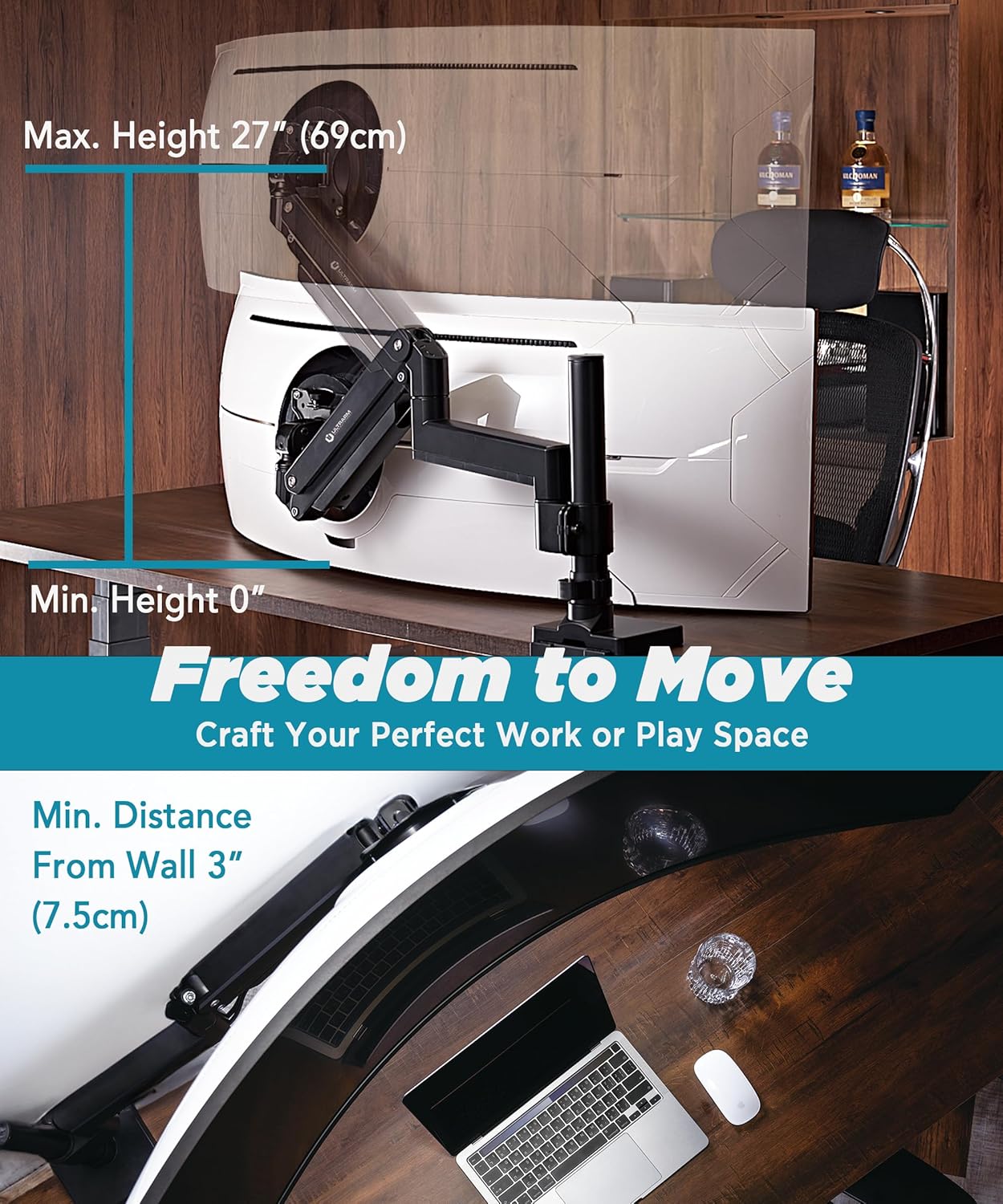Heavy Duty Monitor Arm for Ult - Monitor Arm Single recensie en prijs