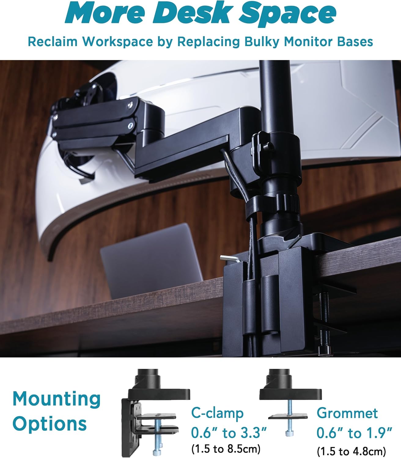 Heavy Duty Monitor Arm for Ult - Monitor Arm Single recensie en prijs