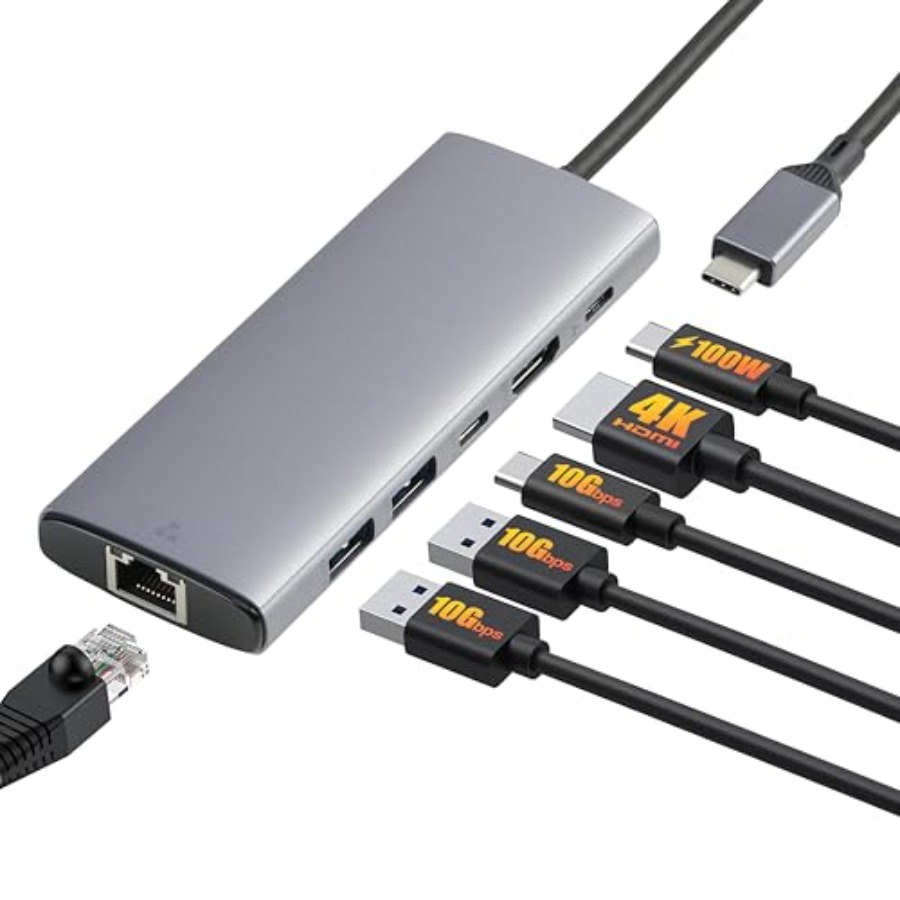 6-in-1 USB-C 3.2 10G Hub Multi - Usb C To Hdmi recensie en prijs