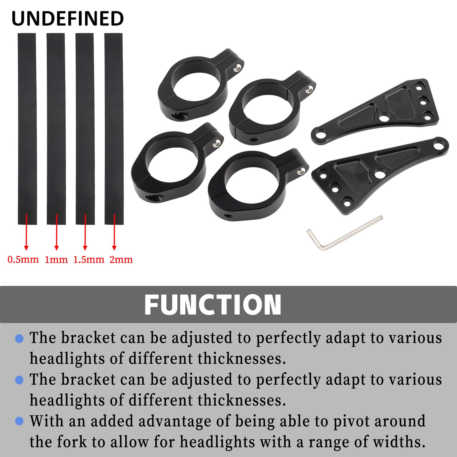 33mm-58mm Headlight Bracket Mo - Tech Q recensie en prijs