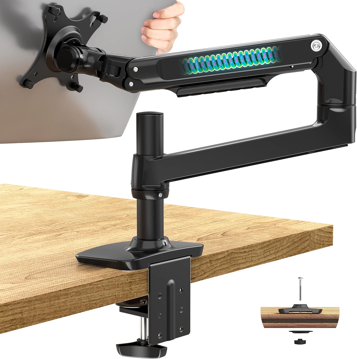 Single Monitor Arm Desk Mount, - Monitor Arm Single recensie en prijs