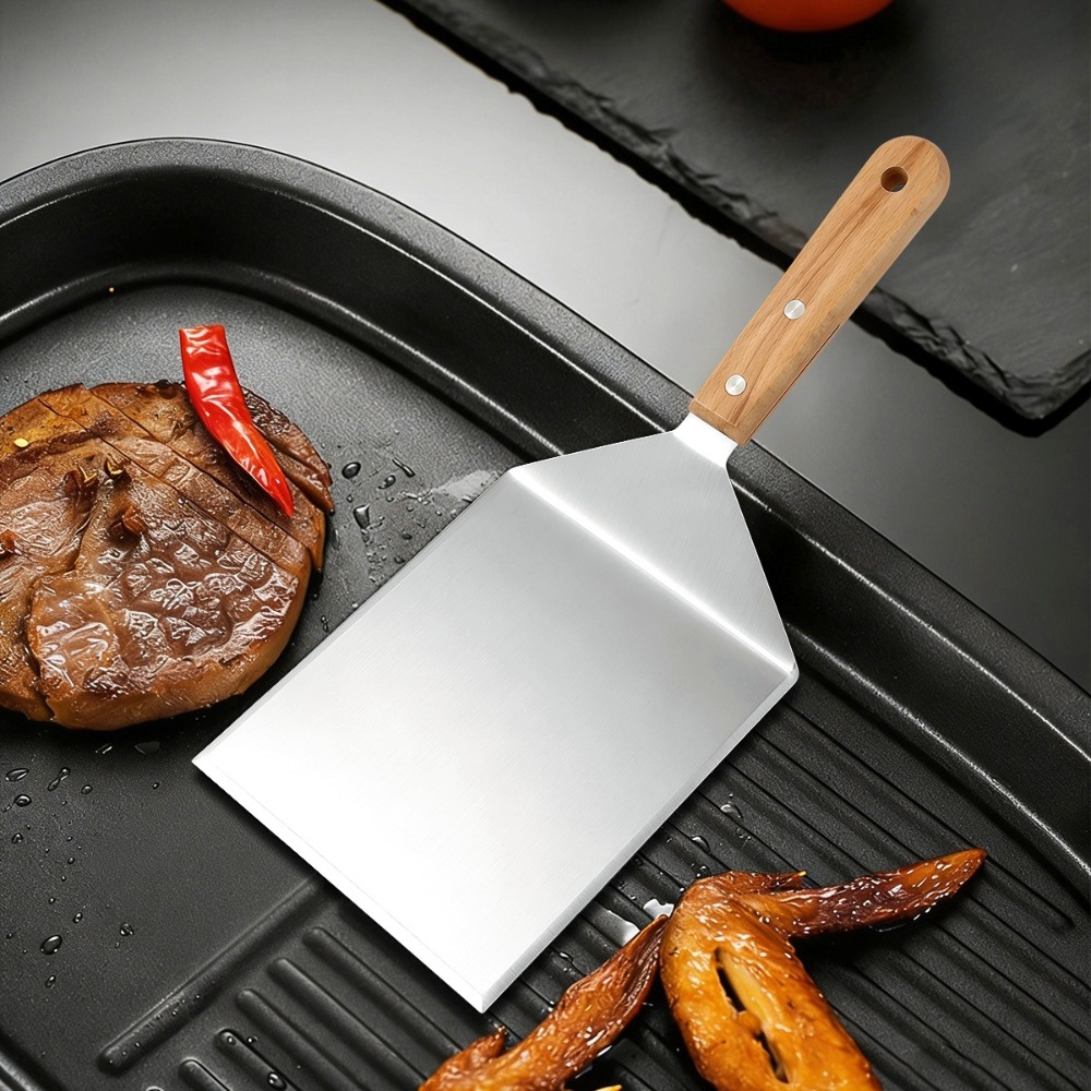 1Pc Stainless Steel Spatula Wo - Tech Accessories And Gadgets recensie en prijs