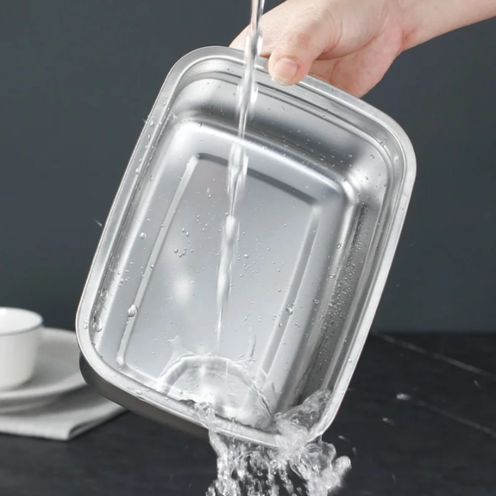 Stainless Steel Lunch Box Bent - Tech Accessories And Gadgets recensie en prijs