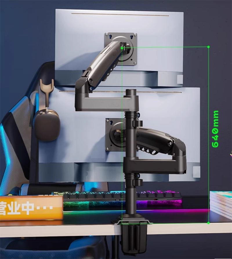 NB H180 Double monitor desk Ho - Monitor Arm Single recensie en prijs