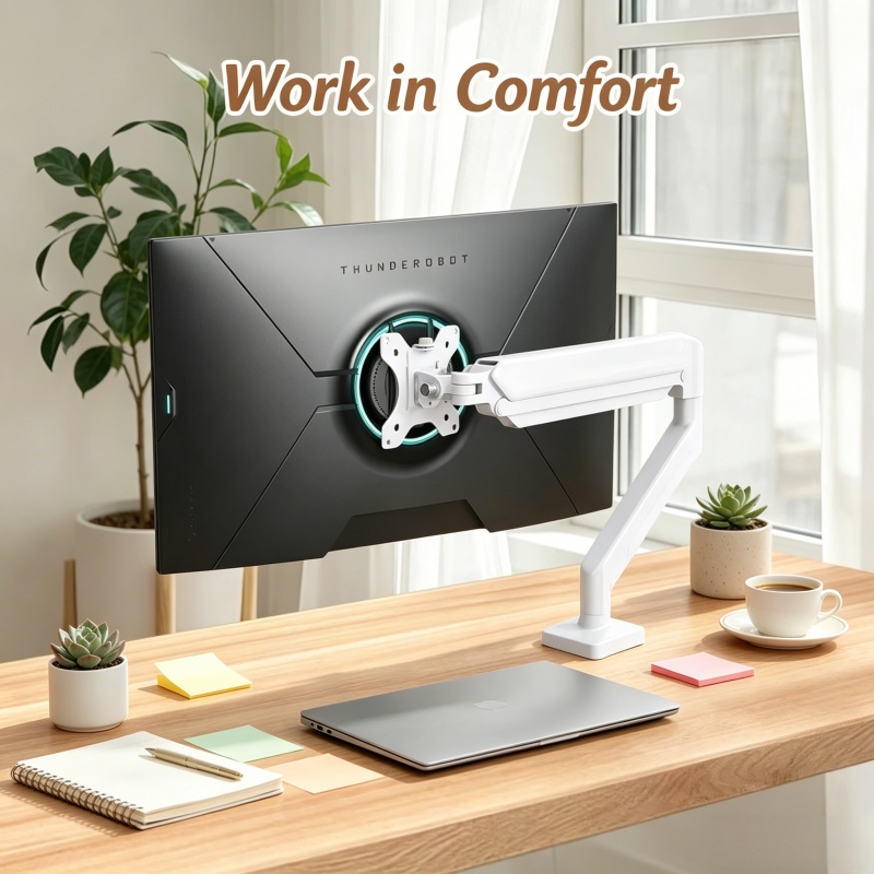 Single Monitor Desk Mount Arm– - Monitor Arm Single recensie en prijs