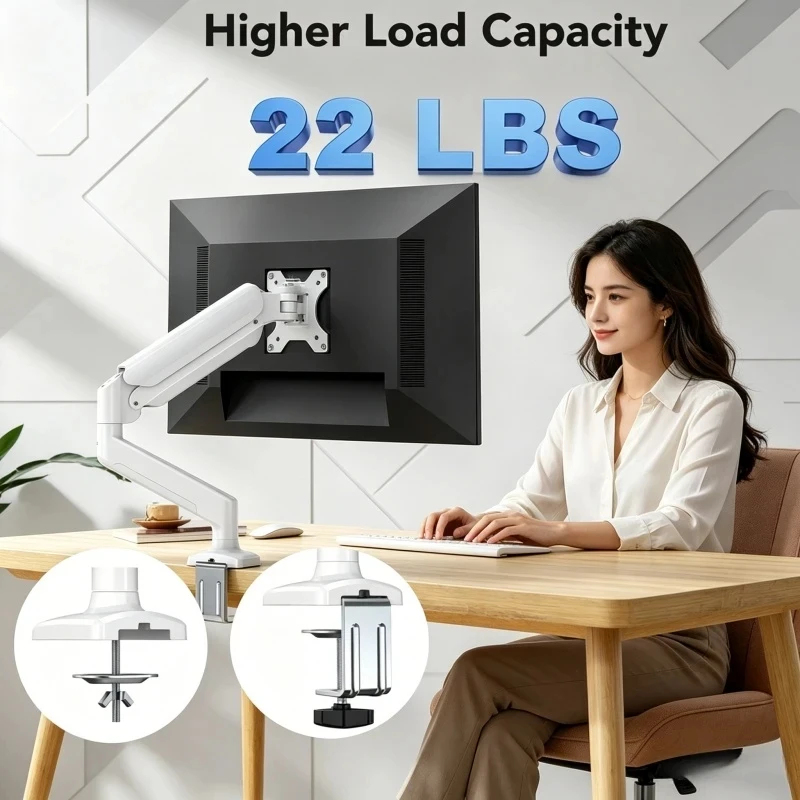 Single Monitor Desk Mount Arm– - Monitor Arm Single recensie en prijs