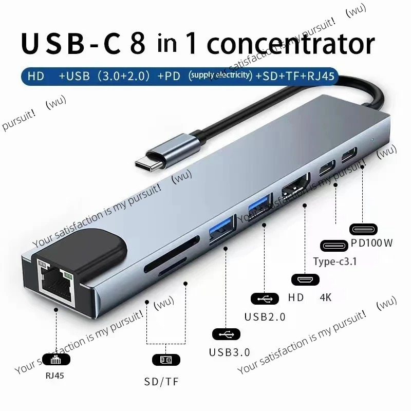 USB C Hub 8/7 inch, C 3.1 to 4 - Usb C To Hdmi recensie en prijs